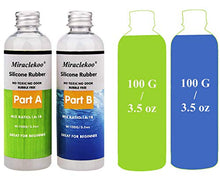 Load image into Gallery viewer, Miraclekoo Silicone Mold Making Kit Liquid Silicone Rubber Clear Mold Making Silicone for Resin Molds, Silicone Molds DIY Manual Making (7 oz)