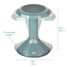 Load image into Gallery viewer, ECR4Kids ACE Active Core Engagement Wobble Stool for Kids, Flexible Classroom & Home Seating, Kids’ Chair, Flexible Seating, Wiggle Chairs, 360 Degree Movement, 18-inch Seat Height, Seafoam