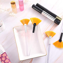 Load image into Gallery viewer, CEREALY 12 Pack Fan Soft Brushes Facial Brushes Makeup Beauty Fan Brush Acid Applicator for Glycolic Peel Masques
