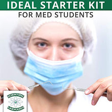 Load image into Gallery viewer, Scientific Labwares 5-Piece Stainless Steel Precision Probe, Pick and Hook Set: Dissection, Clay and Wax Modeling, Sewing, Precision Work and More!