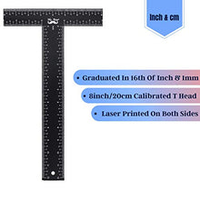Load image into Gallery viewer, Mr. Pen - T Square, T Ruler, 12 inch Metal Ruler, T Square Ruler, Drafting Tools, Architect Ruler, Set Square, Drafting Ruler, Tsquare, Truler, Architectural Triangle, Tee Ruler, L Square, Scale Ruler