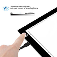 Load image into Gallery viewer, A4 Portable LED Light Box Trace, LITENERGY Light Pad USB Power LED Artcraft Tracing Light Table for Artists,Drawing, Sketching, Animation