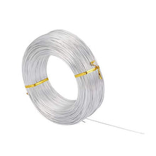 Load image into Gallery viewer, Pandahall 984 Feet Silver Aluminum Craft Wire 20 Gauge Flexible Metal Wire for Jewelry Making