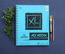 Load image into Gallery viewer, Canson 100510927 XL Series Mix Paper Pad, 98 Pound, 9 x 12 Inch, 60 Sheets, 1-Pack