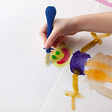 Load image into Gallery viewer, US Art Supply 6 Piece Jumbo Children's Tempera Artist Paint Brushes with Easy to Hold Stubby Handles