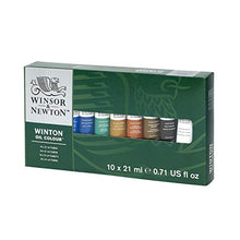 Load image into Gallery viewer, Winsor & Newton Winton Oil Colour Paint Basic Set, Ten 21ml Tubes