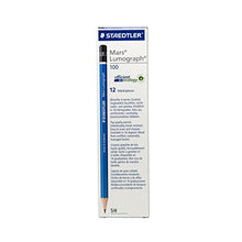 Load image into Gallery viewer, Staedtler Mars Lumograph Writing, Drawing, Sketching Pencil (Box of 12) (5H)