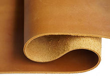 Load image into Gallery viewer, Bourbon Brown Tooling Leather Square 2.0mm Thick Finished Full Grain Cow Hide Leather Crafts Tooling Sewing Hobby Workshop Crafting Leather