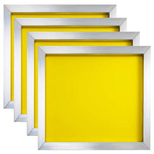 Load image into Gallery viewer, VEVOR Screen Printing 4 Color 2 Station Screen Printing Machine and 4 Pieces 20x20 Inch Aluminum Screen Frame with Yellow 355 Count Mesh