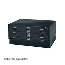 Load image into Gallery viewer, Safco Products Flat File Closed Base for 5-Drawer 4994BLR Flat File, sold separately, Black