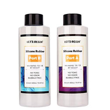 Load image into Gallery viewer, LET'S RESIN Silicone Mold Making Kit Translucent Silicone Rubber Non-Toxic Liquid Mold Making Silicone Rubber - Mixing Ratio 1:1 - Ideal for Resin Molds,Silicone Molds DIY Manual Making (31.74oz)