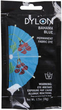 Load image into Gallery viewer, Dylon 87079 Permanent Fabric Dye, Bahama Blue, 1.75-Ounce