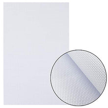 Load image into Gallery viewer, Similane 6 Pieces Aida Cloth 14 Count Cross Stitch Fabric, White, 12 by 18-Inch