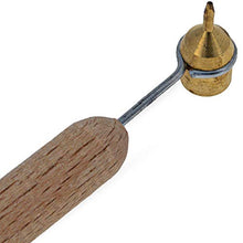 Load image into Gallery viewer, Fine Brass Tip Wood Handle Kistka (Hot Wax Pen) 0.3 mm