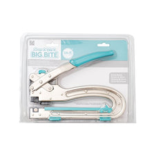 Load image into Gallery viewer, Crop-A-Dile 2 Big Bite Punch by We R Memory Keepers | Silver and Blue