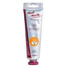 Load image into Gallery viewer, Mont Marte Premium Oil Paint, 100ml (3.4oz), Yellow Deep, Good Coverage, Excellent Tinting Strength