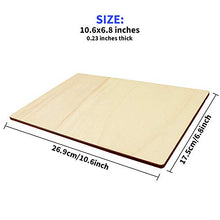 Load image into Gallery viewer, Twdrer 4 Pack Unfinished Rectangle Wood Plaques,Wooden Plaque Slices Signs for Home DIY Craft,Painting,Writing,Wedding Decoration(10.6" x 7" x 0.23")