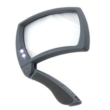 Load image into Gallery viewer, Carson LED Lighted Magnifold 2x Power Rectangular Magnifier For Reading, Inspection, Low Vision, Hobby and Crafts (MJ-50)