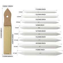 Load image into Gallery viewer, LEOBRO 16 Pcs Blending Stumps and Tortillions Set Sketch Drawing Tools with 2 Pcs Sandpaper Pencil Pointer Shipping by FBA