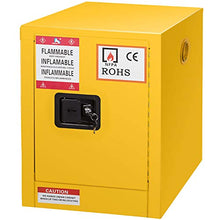 Load image into Gallery viewer, Mophorn 17" x 17" x 22" Flammable Cabinet Galvanized Steel, Safety Cabinet, Adjustable Shelf Flammable Storage Cabinet, for Commercial Industrial and Home Use