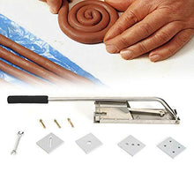 Load image into Gallery viewer, Stainless Steel Soft Clay Extruder Mud Clay Tool Machine Wall Mounted for Pottery and Ceramics with Handle