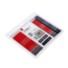 Load image into Gallery viewer, KINGART Artist Pencil Kit, Set of 26 Sketching and Drawing Set, Graphite 26 Piece