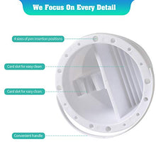 Load image into Gallery viewer, Gazeer Artist Brush Basin,Multifunction Paint Brush Tub with Brush Holder & Lid Palette, Painting Brushes Washer Cleaner - Round