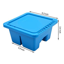 Load image into Gallery viewer, MyLifeUNIT Artist Brush Basin, Multifunction Paint Brush Tub with Brush Holder