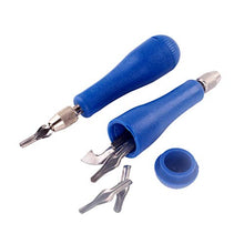 Load image into Gallery viewer, Falling in Art Craft Linoleum Block Cutters with 6 Type Blades and 2 Plastic Storage Handles