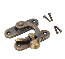 Load image into Gallery viewer, Cyful 5pcs Retro Vintage Style Swing Bag Clasp Closure Lock Latch for Furniture Wooden Box Jewelry Case Bronze Tone
