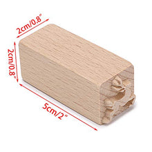 Load image into Gallery viewer, OwnMy Set of 16 Clay Modeling Pattern Stamp Kit Pottery Stamps for Clay, Wooden Clay Pottery Stamps Pottery Tool Wood Block Stamps, Clay Rolling Pin Textured Stamp Press Wooden Pottery Roller Tools