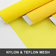 Load image into Gallery viewer, VEVOR Screen Printing 4 Color 2 Station Screen Printing Machine and 4 Pieces 20x20 Inch Aluminum Screen Frame with Yellow 355 Count Mesh