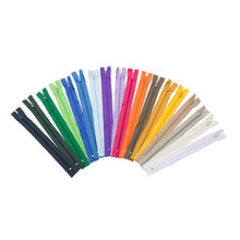 Load image into Gallery viewer, YAKA 60pcs 9 Inch Nylon Coil Zippers Sewing Zippers for Tailor Sewing Crafts (20 Color)