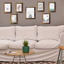 Load image into Gallery viewer, PETAFLOP Gallery Wall Frame Set 7 Pack Distressed Picture Frame Set, One 8x10 Picture Frames, Two 5x7 Picture Frames, Four 4x6 Picture Frames
