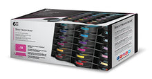 Load image into Gallery viewer, Spectrum Noir 6PC Universal Ink Pad Storage Unit Tray Stackable and Customisable Holder & Organiser, Black Pack of 6