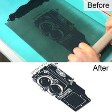 Load image into Gallery viewer, 21 Pieces Screen Printing Starter Kit, Angela&Alex 10 x 14 Inch Wood Silk Screen Printing Frame White Mesh Screen Printing Squeegees Inkjet Transparency Film and Mask Tape