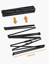 Load image into Gallery viewer, Nicprp Folding Easels for Display, 2 Pack 63 Inch Metal Floor Easel Stand Tripod Black Portable for Artist Poster Wedding with Carry Bag