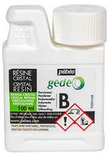 Load image into Gallery viewer, PEBEO Clear Liquid Kit-High Shine, Glossy Finish, Eco-Friendly Formula, for Casting Moulds, Table Tops, Crafting Supplies, 300 ml, Gedeo Bio Crystal Resin, Transparent