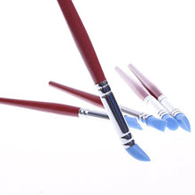Load image into Gallery viewer, Meta-U 5 Pcs Clay Color Sculpting Shapers – Flexible Rubber Tip Shaping Pen Wipe Out Painting Brushes Carving Tools