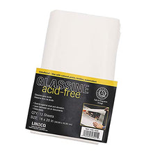 Load image into Gallery viewer, Lineco Glassine Storage Sheets, Archival Acid-Free Unbuffered, 16 X 20 Inches, Protects Artwork Wrapping and Storing Work, Guards Against Dust and Abrasion (Pack of 12)