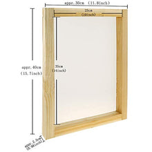 Load image into Gallery viewer, Caydo 2 Pieces 10 x 14 Inch Large Wood Silk Screen Printing Frames with 110 White Mesh for Screen Printing