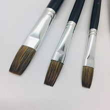 Load image into Gallery viewer, XDT#910 Bright Artist Paint Art Brushes 6pc Soft Natural Hair Acrylic Watercolor #1 #3 #5 #7 #9 #11