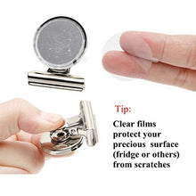 Load image into Gallery viewer, Ninth Five Magnetic Clips - Heavy Duty Refrigerator Magnet Clips - 31mm Wide Scratch Safe - Clip Magnets Best for House Office School Use, Hanging Home Decoration, Photo Displays(12Pack)