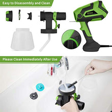 Load image into Gallery viewer, Paint Sprayer for Home, Ginour 600W Hvlp Spray Gun, Electric Paint Sprayers with 5 PCS Filter Papers, 4 Nozzles, 3 Spray Patterns, 1000ml Container for Home and Outdoors, Painting Projects