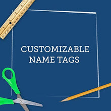 Load image into Gallery viewer, Really Good Stuff Deluxe Chair Pockets - Set of 6 - Early Childhood Classroom Chair Organizer with Pencil Pouch and Name Tag Keeps Students Organized and Classrooms Neat - Teal/Green