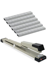 Load image into Gallery viewer, Long Reach Stapler - 20 Sheets Capacity, 210 Staples Capacity - Adjustable up to 12” - Perfect for Binding Books, pamphlets, brochures and Stapling (Bundle - Stapler with 5000 Staples)