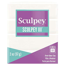 Load image into Gallery viewer, Polyform S302-001 Sculpey-3 Polymer Clay, 2-Ounce, White