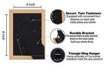 Load image into Gallery viewer, Violabbey 4x6 Picture Frames Set of 2, Dark Blue Photo Frame with Gold Rim of Mix Match Modern Style, High Definition Tempered Real Glass, Wall Mounted or Tabletop Display