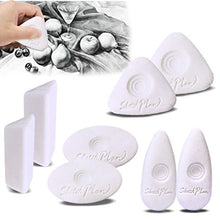 Load image into Gallery viewer, Erasers for Kids and Artists Papermate Pencils Eraser,Engineering Paper Art Drawing Erasers with Grip Erasers for School - 8 PCS