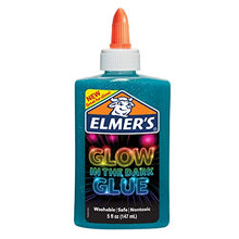 Load image into Gallery viewer, Elmer's Glow-in-the-Dark Liquid Glue, Washable, Blue, 5 Ounces, Great for Making Slime